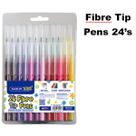 Marlin Fibre Tip Pens 24's